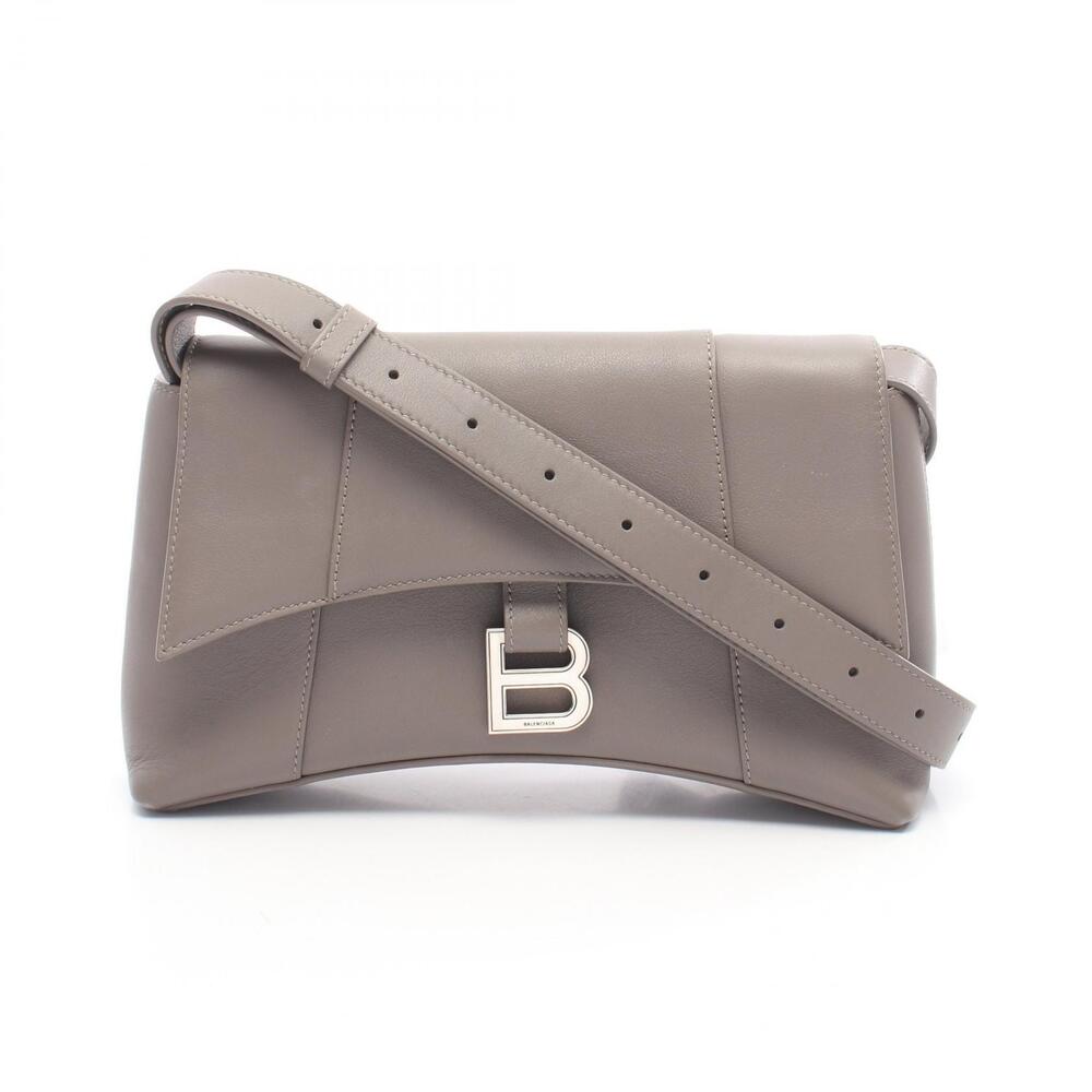 Balenciaga DOWNTOWN XS Shoulder Bag Leather Gray